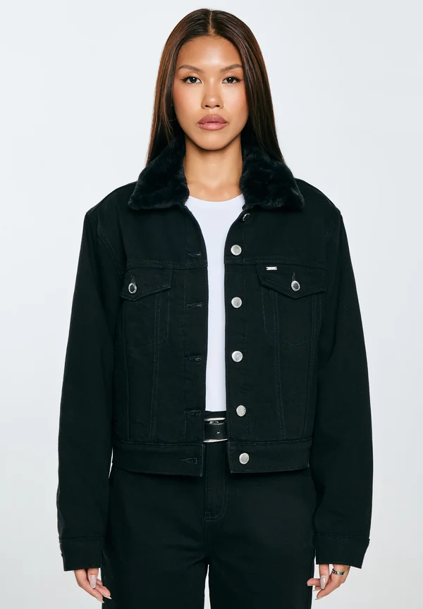 RAMONA - Denim jacket - schwarz