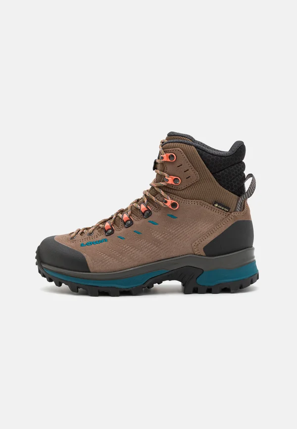 RANDIR GORE TEX MID - Hiking shoes - stein/petrol