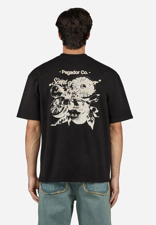 RANDO TEE - Print T-shirt - washed black