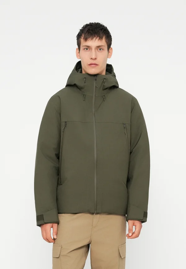 RANGE HOODED JACKET - Down jacket - new taupe green