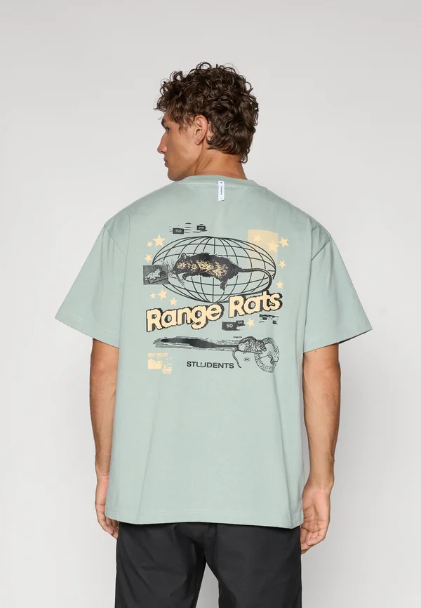 RANGE RATS - Print T-shirt - moss