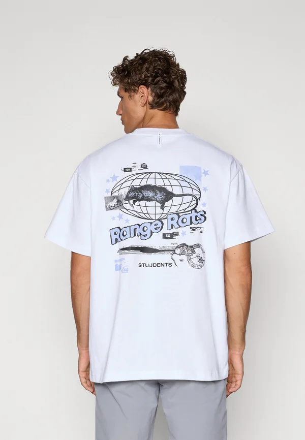 RANGE RATS - Print T-shirt - white