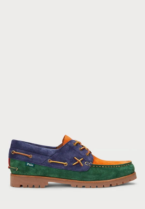 RANGER COLOR-BLOCKED SUEDE BOAT SHOE - Boat shoes - multi
