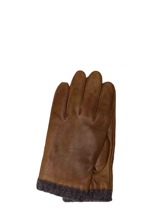 RASMUS WITH CUFF AND TOUCH FUNCTION - Gloves - medium brown