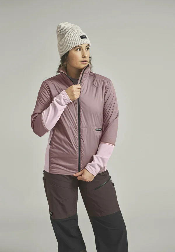 RAVINE METAWOOL 60 HYBR - Down jacket - dusk rose