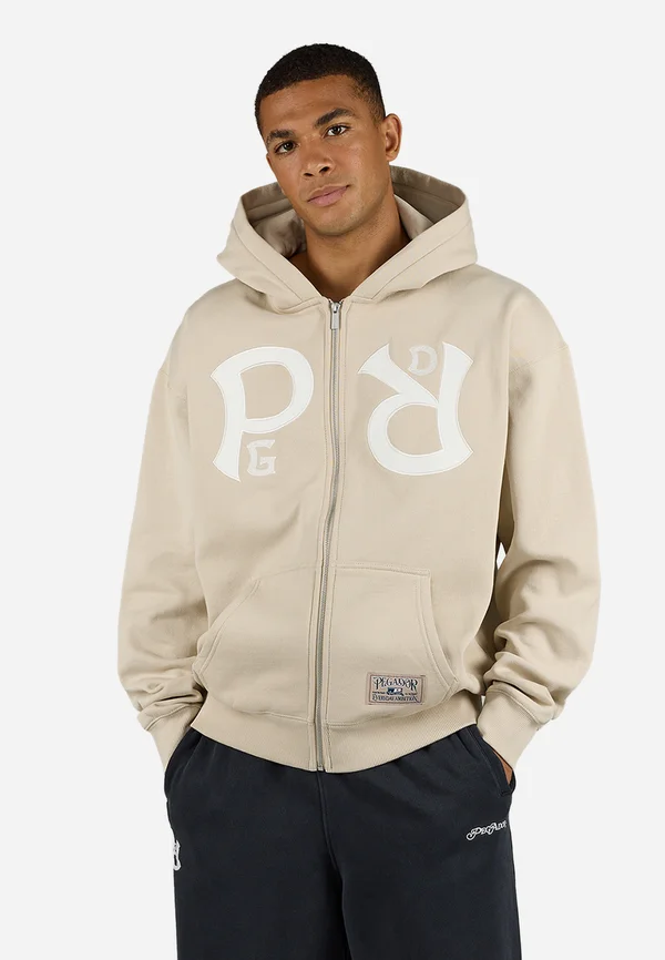 RAVO JACKET - Zip-up sweatshirt - washed stone