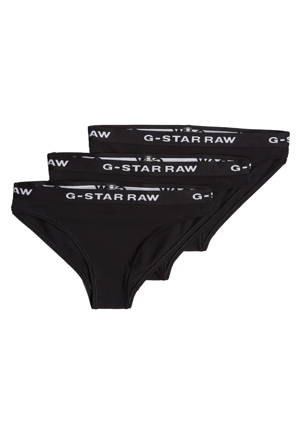 RAW  3ER PACK STRETCH EINFARBIG - Briefs - schwarz