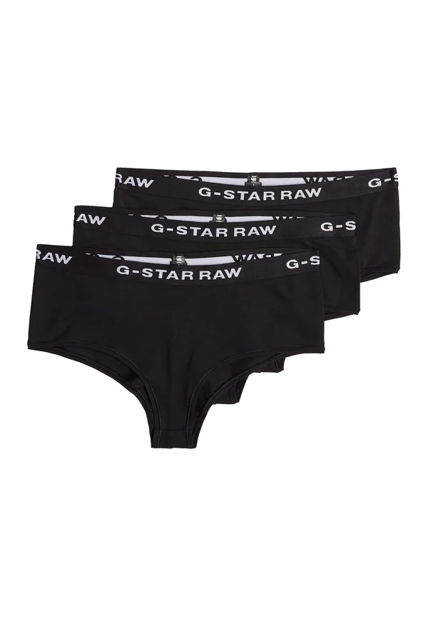 RAW HIPSTER 3ER PACK  STRETCH LOGO EINFARBIG - Briefs - schwarz