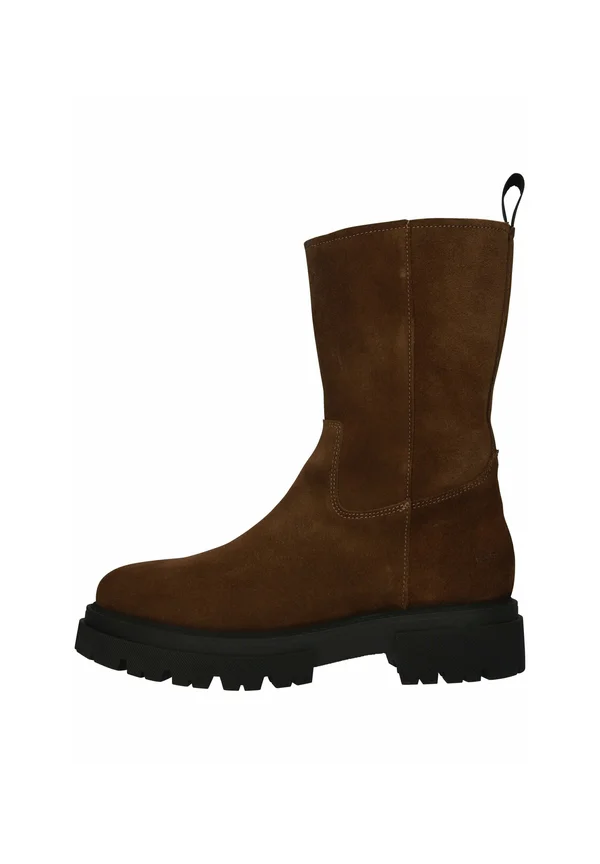 RAYNA - Platform ankle boots - chocolate