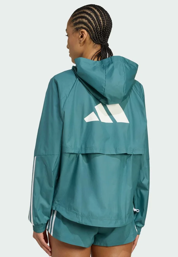 RDY HYPERGLAM  - Windbreaker - preloved teal white