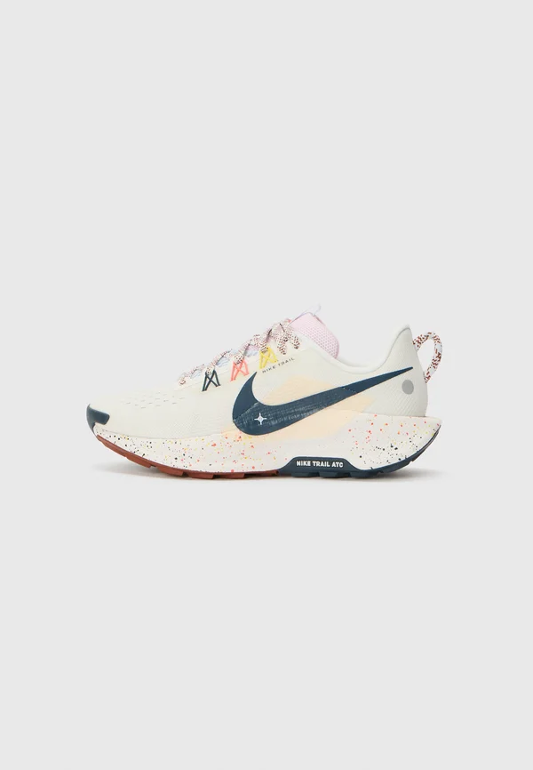 REACTX PEGASUS 5 - Trail running shoes - summit white/pure platinum-coloured/football grey/pink foam/armory navy