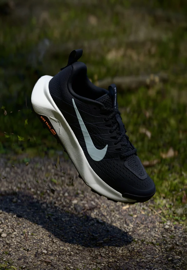 REACTX WILDHORSE 10 - Trail running shoes - black/white/cool grey/anthracite/total orange