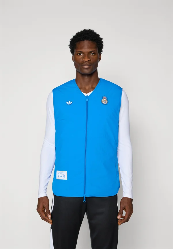 REAL MADRID ICON VEST - Waistcoat - bluebird/white