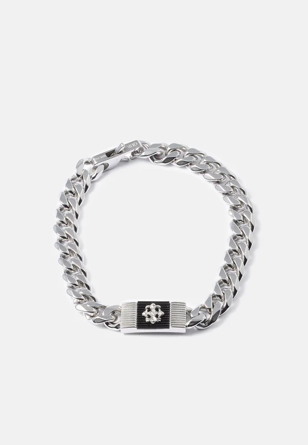 REBEL MOON - Bracelet - steel-coloured/black