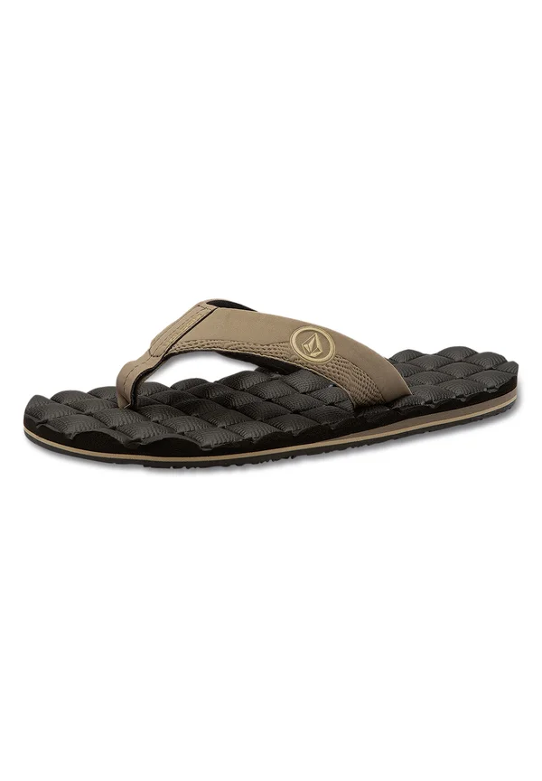 RECLINER - T-bar sandals - khaki
