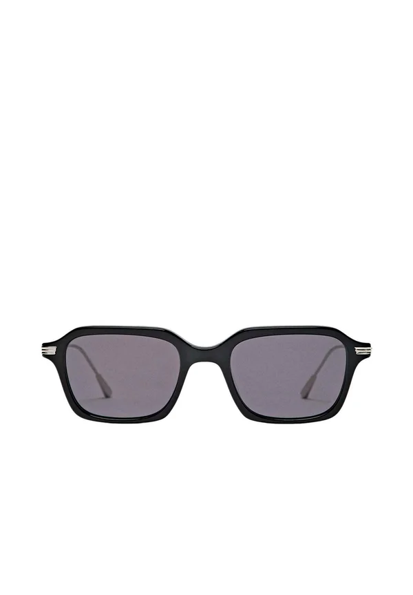 RECTANGULAR WITH TEMPLES - Sunglasses - black