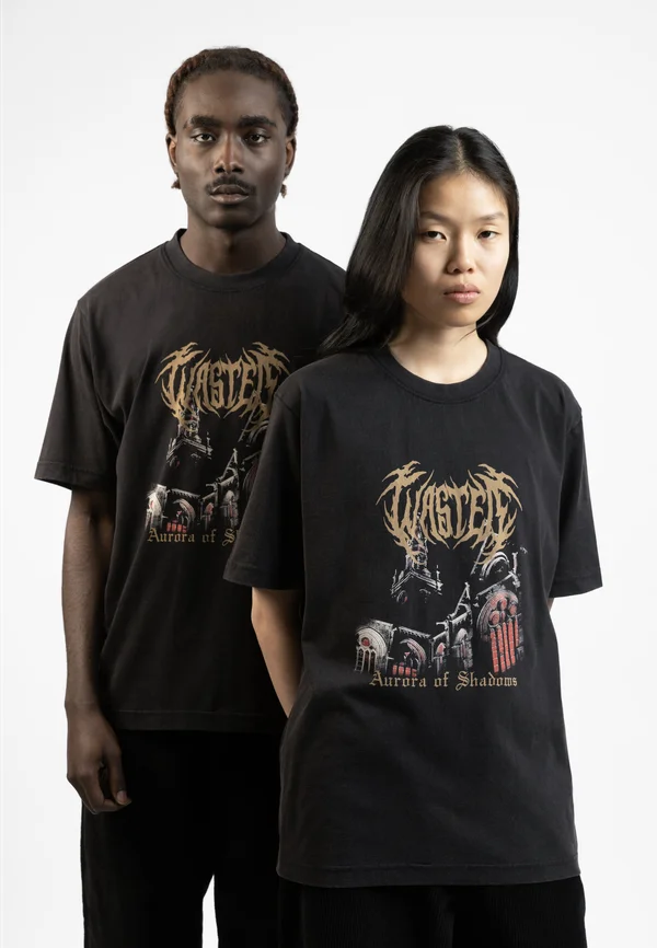 REDLIGHT UNISEX - Print T-shirt - faded black