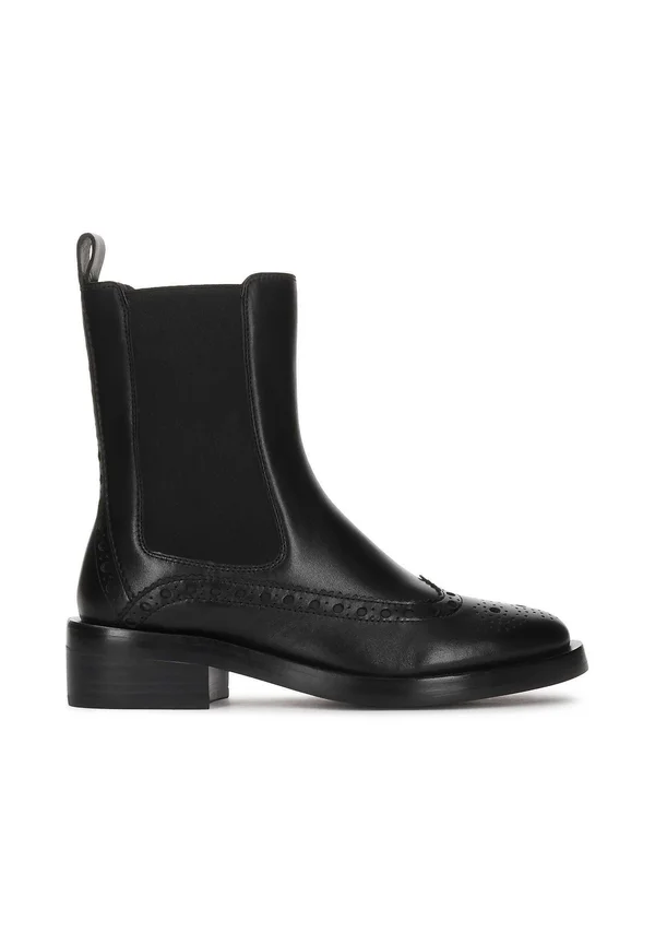 REGGIE - Cowboy/biker ankle boot - black
