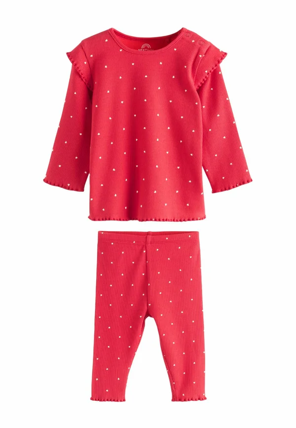 REGULAR FIT  2 PIECE SET - Leggings - Trousers - red