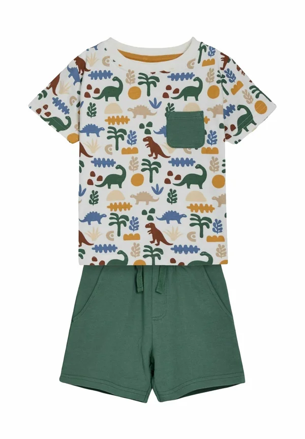 REGULAR FIT 2 PIECE SET - Tracksuit bottoms - khaki dino