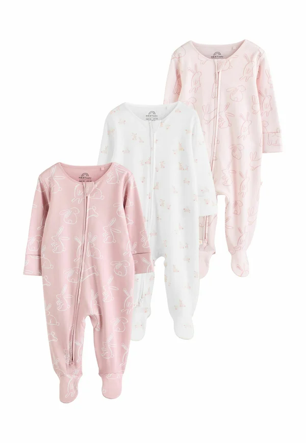 REGULAR FIT  3 PACK   - Sleep suit - pink bunny