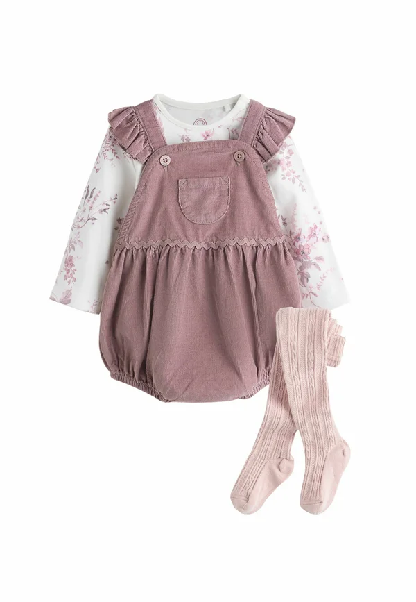 REGULAR FIT -3 PIECE SET   - Jumpsuit - purple  white