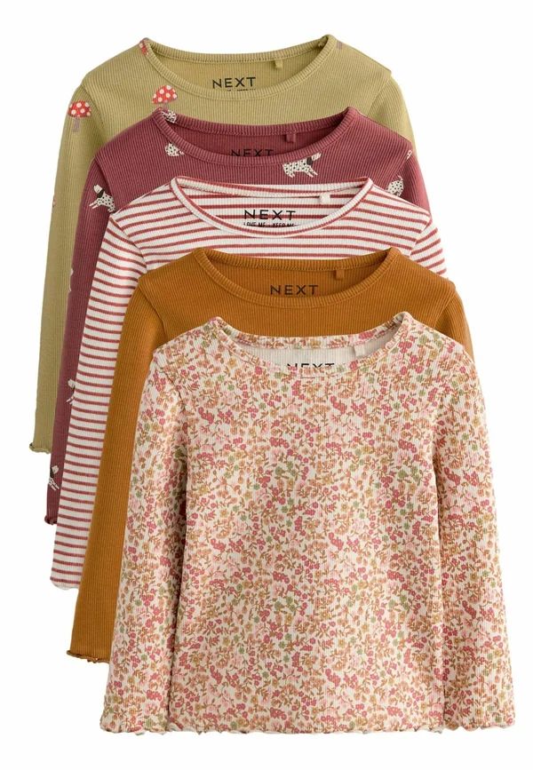 REGULAR FIT - 5 PACK  - Long sleeved top - autumnal orange