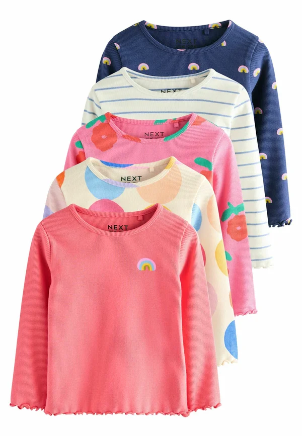 REGULAR FIT - 5 PACK  - Long sleeved top - rainbow spot