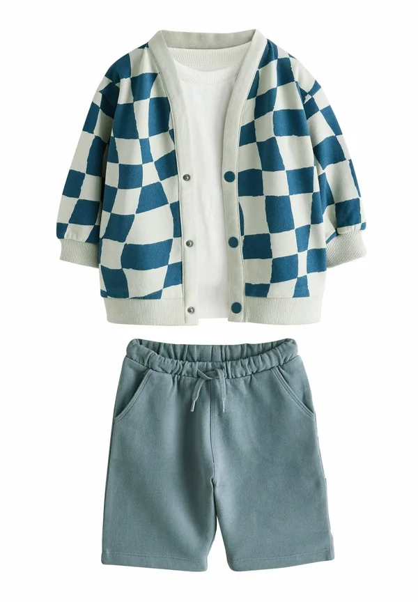 REGULAR FIT AND CARPENTER SET - Basic T-shirt - navy