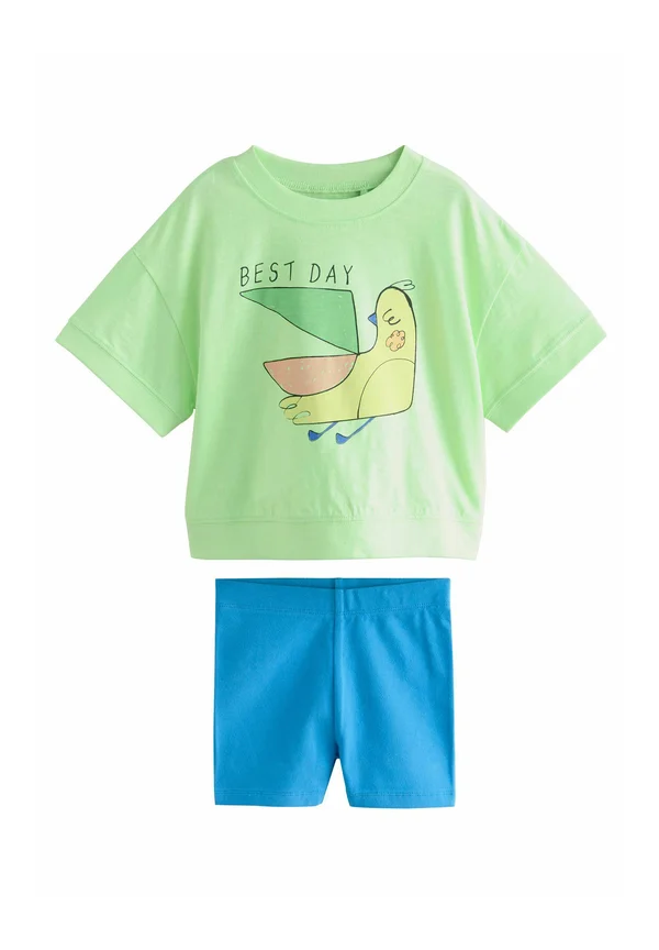 REGULAR FIT-AND SET - Shorts - green bird