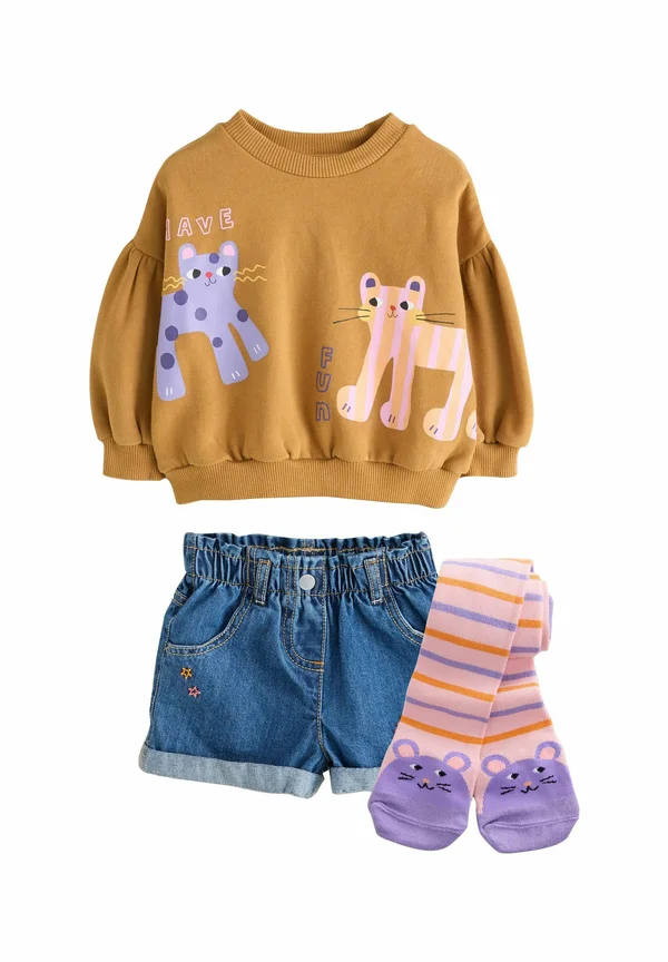 REGULAR FIT - ANIMAL AND SET - Sweatshirt - denim