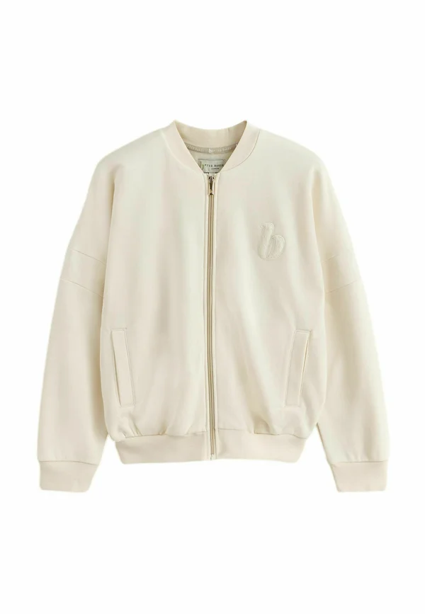 REGULAR FIT  - Bomber Jacket - ecru