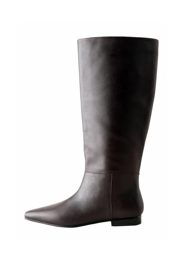 REGULAR FIT - Boots - chocolate brown leather