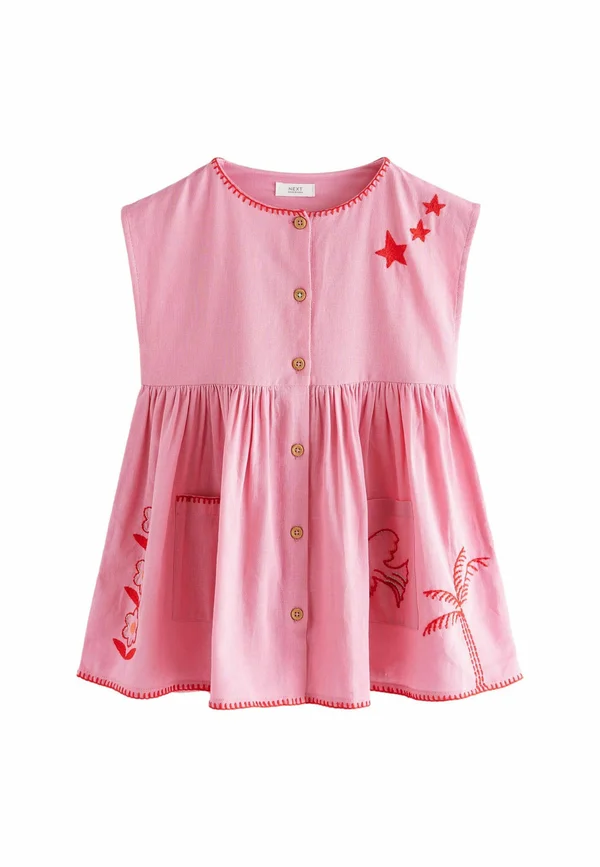 REGULAR FIT - BUTTON THROUGH - Day dress - pink
