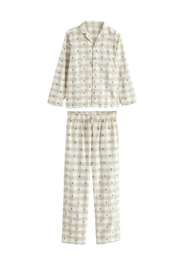 REGULAR FIT - CHECK SET   - Pyjama set - neutral