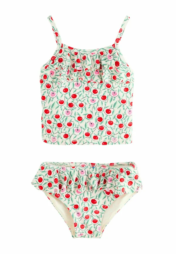 REGULAR FIT - CHERRY SET - Bikini - cream pink green