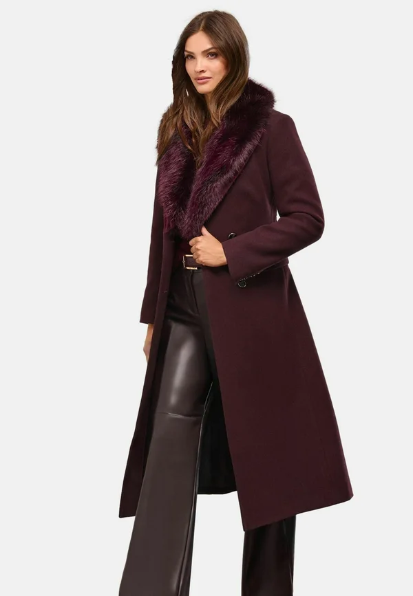 REGULAR FIT - Classic coat - cherry red