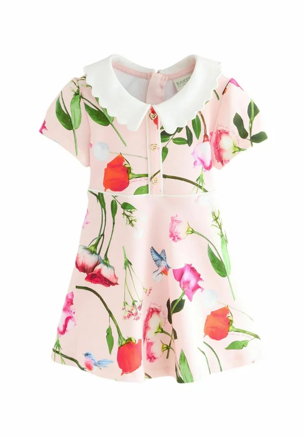 REGULAR FIT - COLLARED PONTE - Day dress - multi