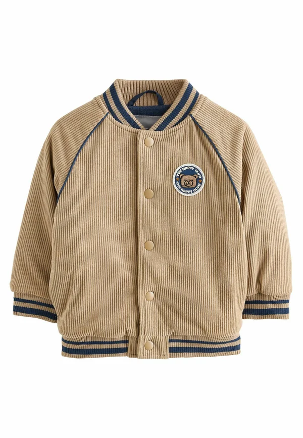 REGULAR FIT - CORD VARSITY  - Bomber Jacket - neutral