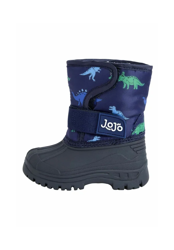 REGULAR FIT - COSY SNOW - Baby shoes - navy dino