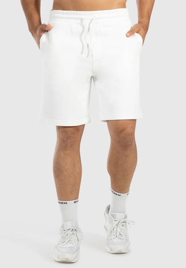 REGULAR FIT COTTON CHAISE - Shorts - beige