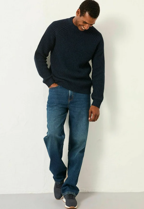 REGULAR FIT - CREW - Jumper - navy