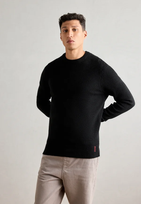 REGULAR FIT CREW NECK - Jumper - meteorite