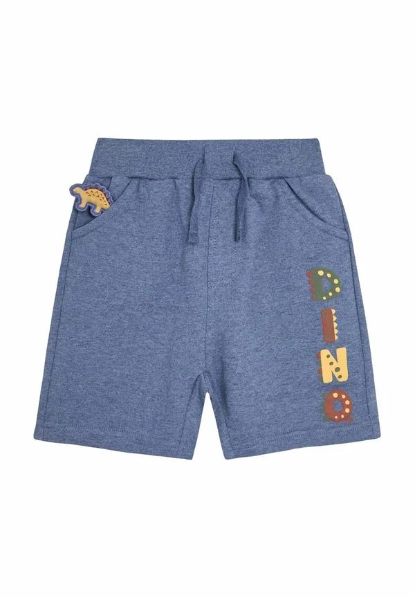 REGULAR FIT - DINO PUFF PRINT - Shorts - marl blue dino