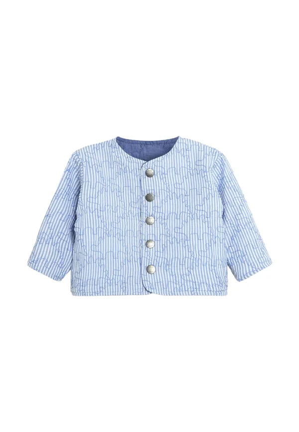 REGULAR FIT - DINO REVERSIBLE  - Denim jacket - denim