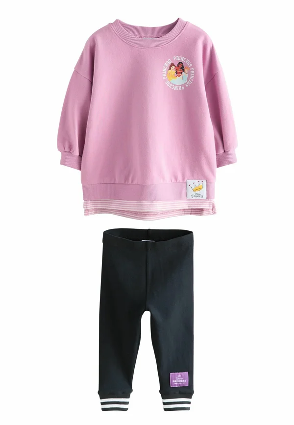 REGULAR FIT - DISNEY PRINCESS MOCK LAYER TOP AND LEGGINGS SET  - Sweatshirt - purple