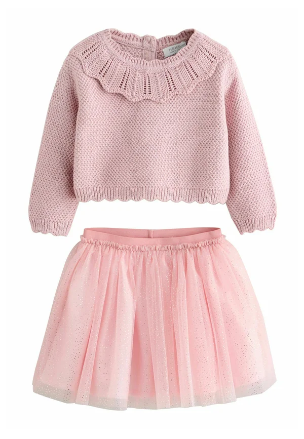 REGULAR FIT - DUCK EMBROIDERED SET - Jumper - pink