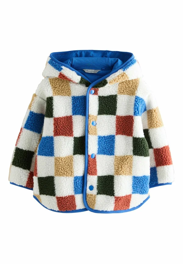 REGULAR FIT  - Fleece jacket - multi checkerboard