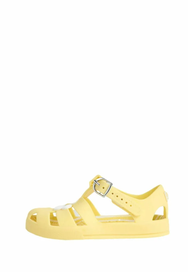 REGULAR FIT - FLOWER JELLY  - Sandals - yellow