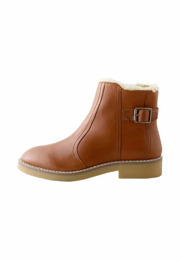 REGULAR FIT - FOREVER COMFORT BUCKLE - Winter boots - new tan brown leather